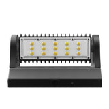 40W Rotatable LED Wall Pack Lights - Bronze - 5700K - 5,341 Lumens - DLC Qualified Outdoor Wall Light Fixture - BUILDMYPLACE