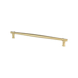 Dierdra 12 inch CC Modern Brushed Gold Appliance Pull