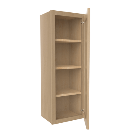 42 Inch High Single door Wall Cabinet - Luxor Harvest - RTA, 15W x 42H x 12d - BUILDMYPLACE