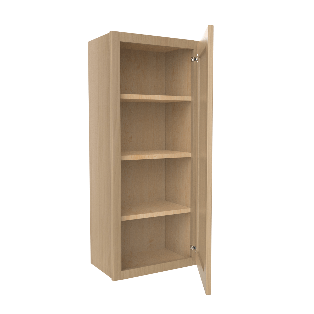 42 Inch High Single door Wall Cabinet - Luxor Harvest - RTA, 18W x 42H x 12d - BUILDMYPLACE