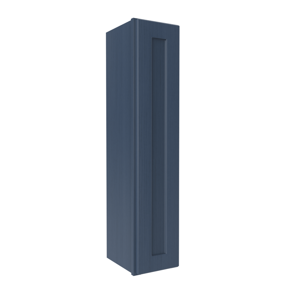42 inch Wall Cabinet - 09W x 42H x 12D - Blue Shaker Cabinet - RTA