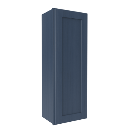 42 inch Wall Cabinet - 15W x 42H x 12D - Blue Shaker Cabinet - BUILDMYPLACE