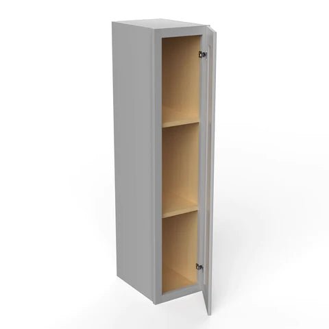 42 inch Wall Cabinet - 9W x 42H x 12D - Grey Shaker Cabinet - BUILDMYPLACE