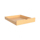 42 Inch Wide Roll Out Tray For Cabinet - Luxor White Shaker - Ready To Assemble, 42"W x 3"H x 24"D - BUILDMYPLACE