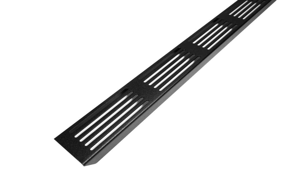 MYVARIO-LINE – 31 in. Design grate and drain channel - Matte Black - Powder Coated - tile cover