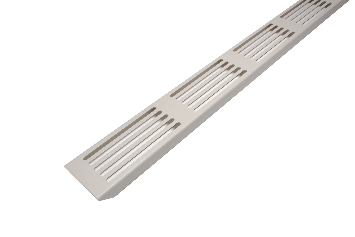 MYVARIO-LINE – 28 in. Design grate and drain channel - Sand - Powder Coated - tile cover