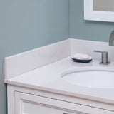 Pure White Side splash 4"H x 21"L - 1005358031