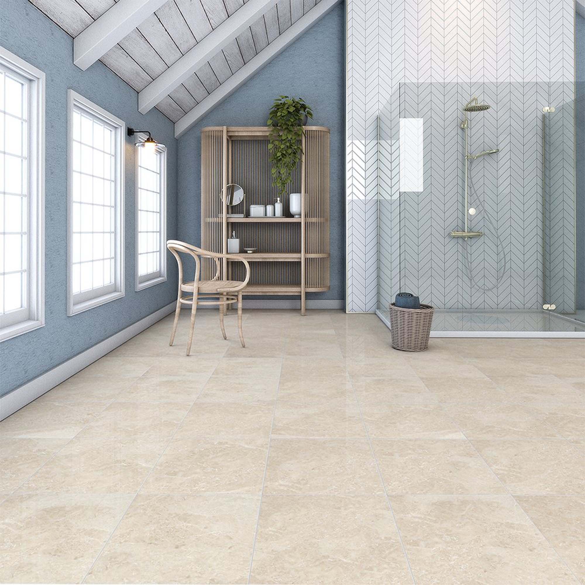 6 X 6 In Antico Sand Matte Pressed Glazed Porcelain