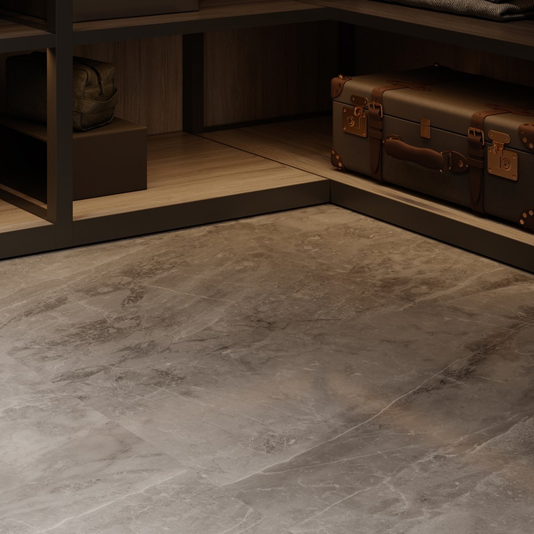 24 X 24 In Plata Perla Polished Rectified Glazed Porcelain