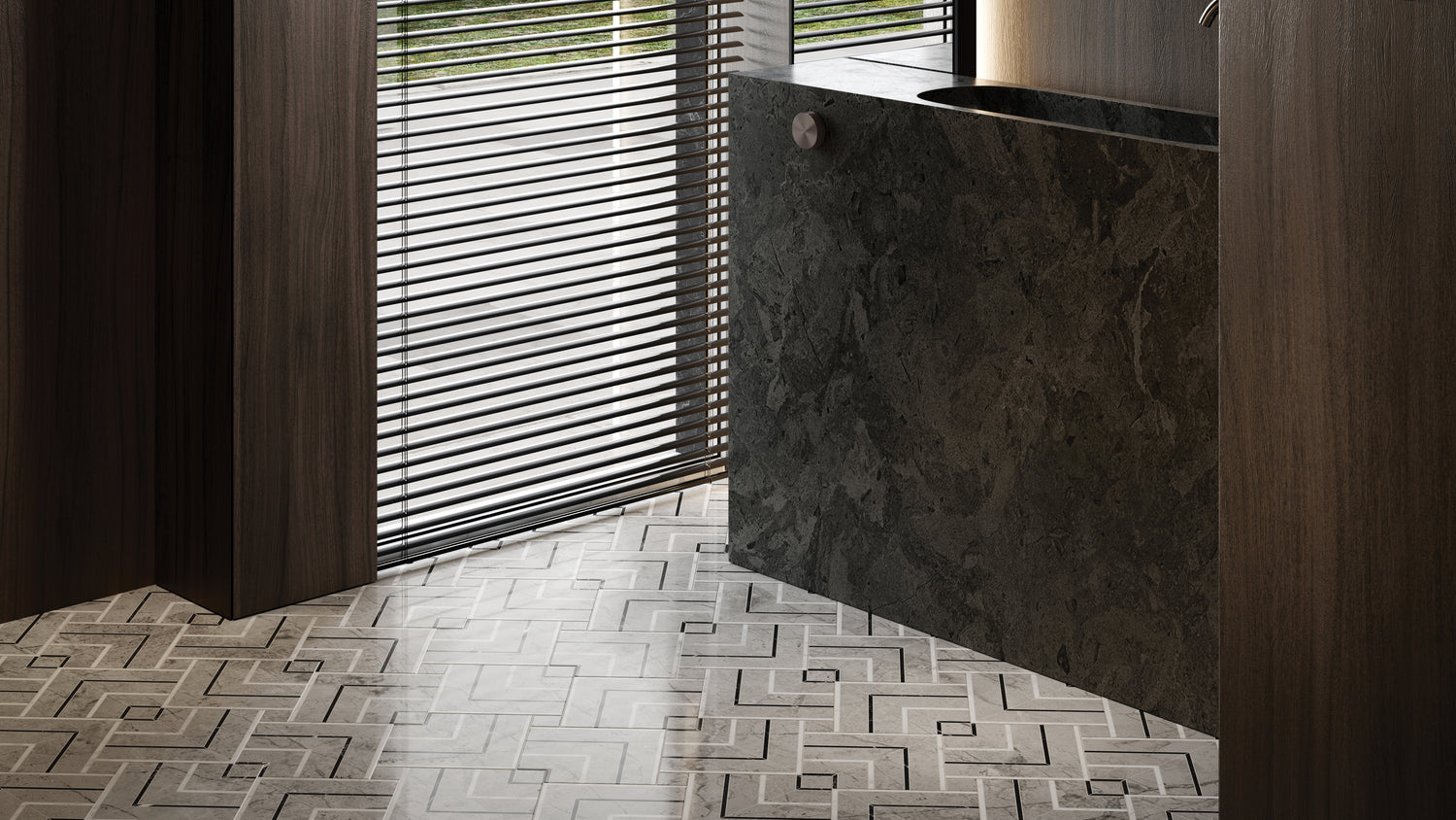 Picco La Marca Paradiso Honed Glazed Porcelain Mosaic
