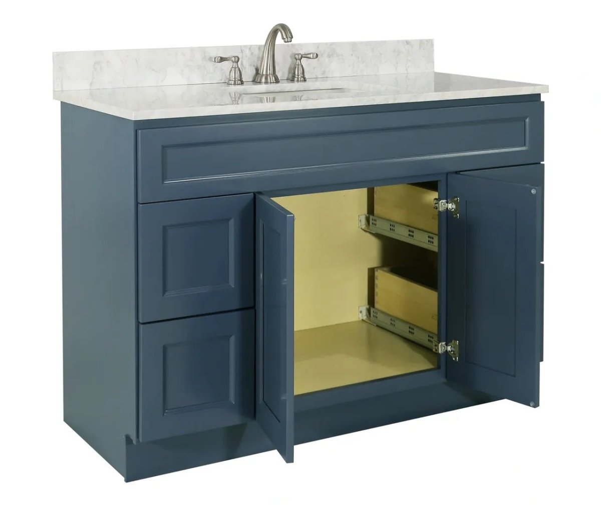 48" BLAIR SHAKER Bathroom Vanity - 48"W x 21"D x 34.5"H - BUILDMYPLACE