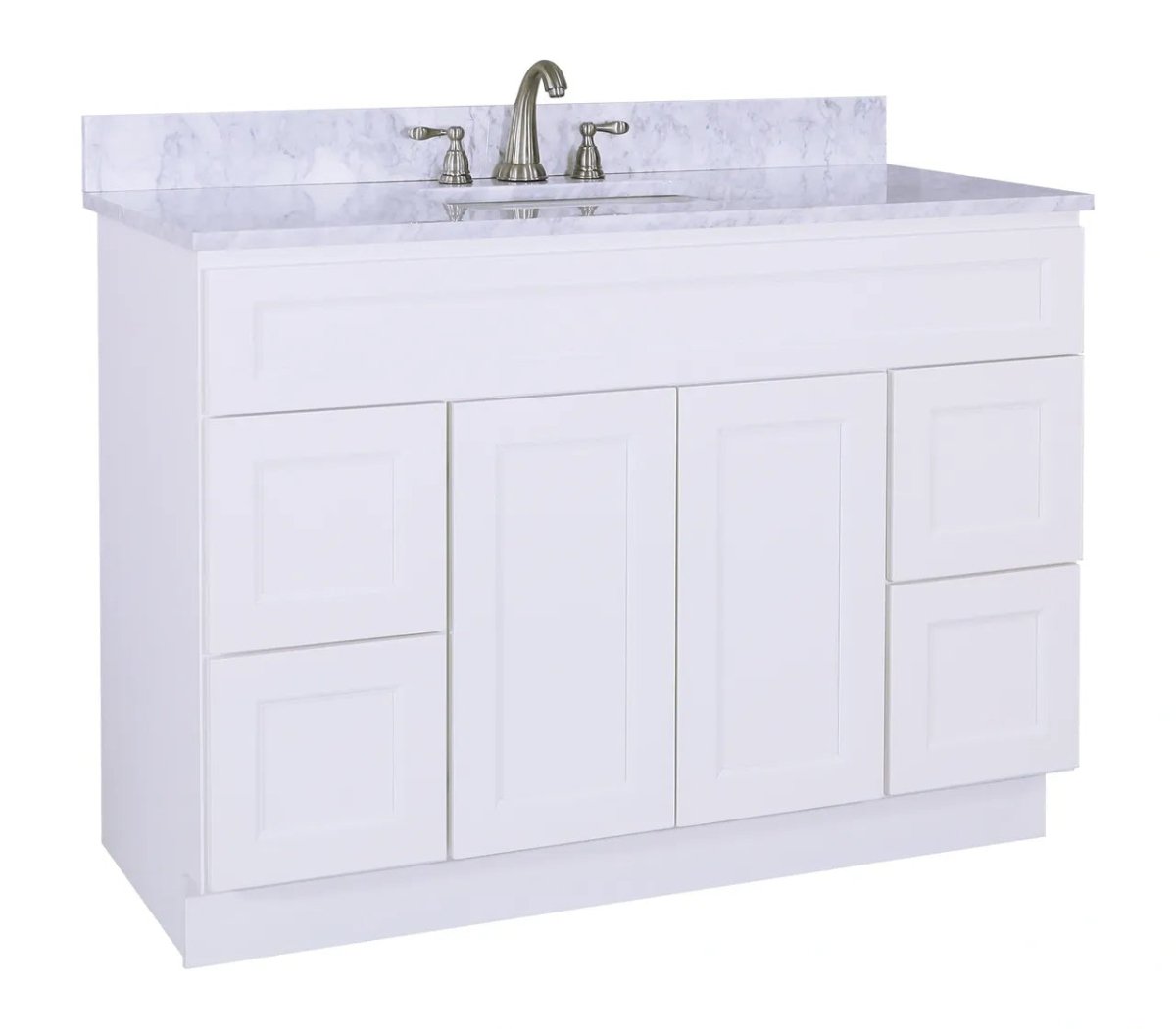 48" BLAIR SHAKER Bathroom Vanity - 48"W x 21"D x 34.5"H - BUILDMYPLACE