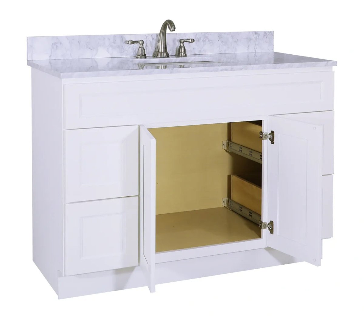 48" BLAIR SHAKER Bathroom Vanity - 48"W x 21"D x 34.5"H - BUILDMYPLACE