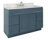 48" BLAIR SHAKER Bathroom Vanity - 48"W x 21"D x 34.5"H - BUILDMYPLACE