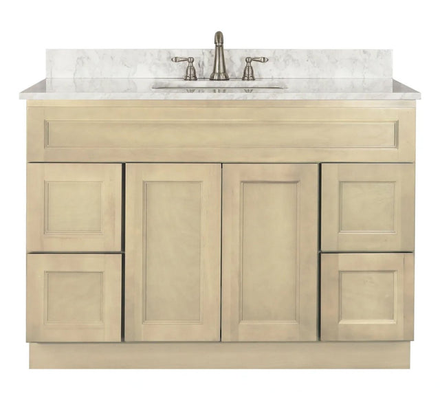 48" BLAIR SHAKER Bathroom Vanity - 48"W x 21"D x 34.5"H - BUILDMYPLACE