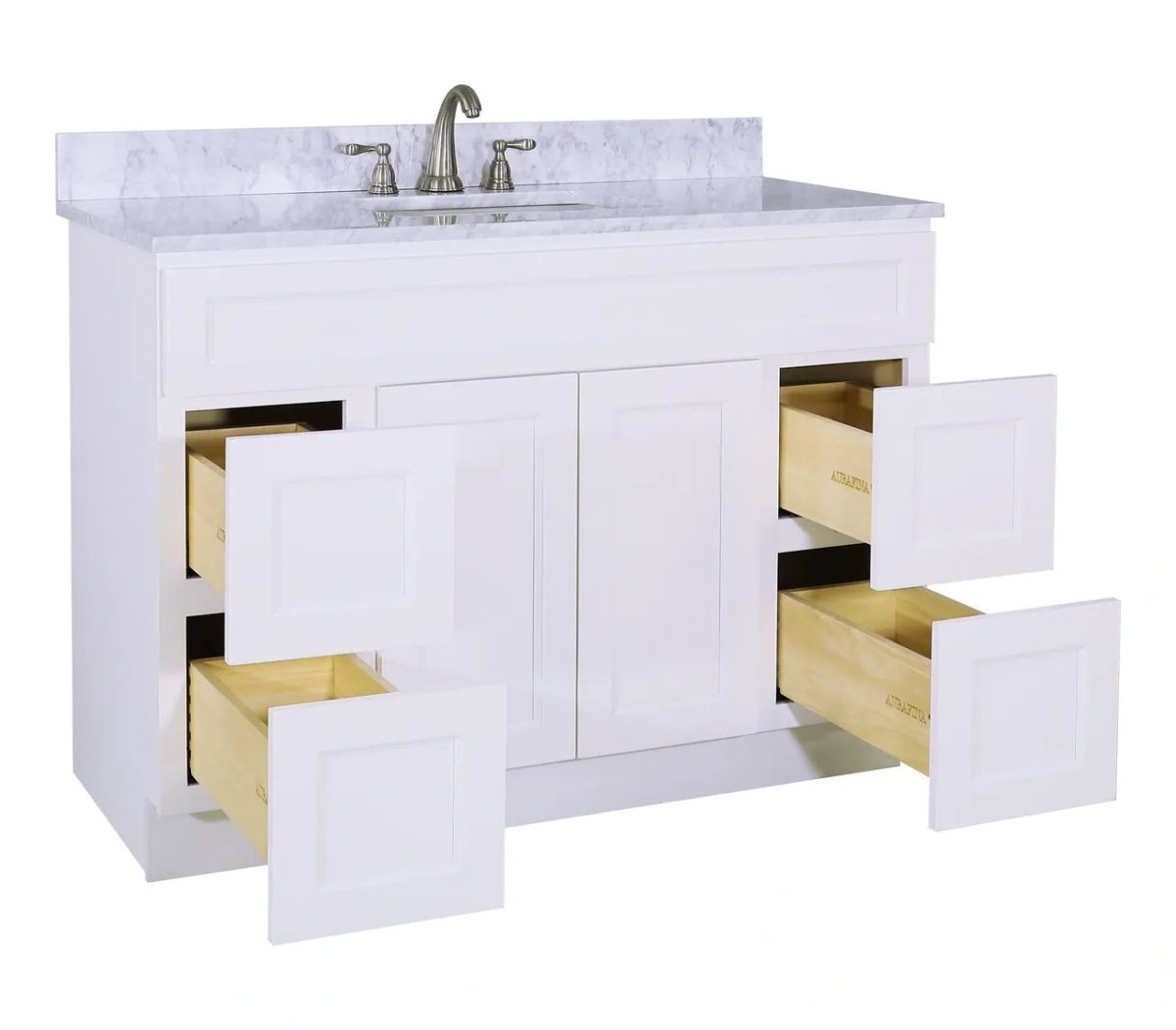 48" BLAIR SHAKER Bathroom Vanity - 48"W x 21"D x 34.5"H - BUILDMYPLACE