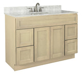 48" BLAIR SHAKER Bathroom Vanity - 48"W x 21"D x 34.5"H - BUILDMYPLACE