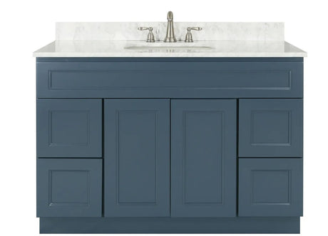 48" BLAIR SHAKER Bathroom Vanity - 48"W x 21"D x 34.5"H - BUILDMYPLACE