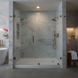 Shower Tray - Right Drain Single Threshold - Acrylic and Fiberglass -  60 X 32 X 5.5