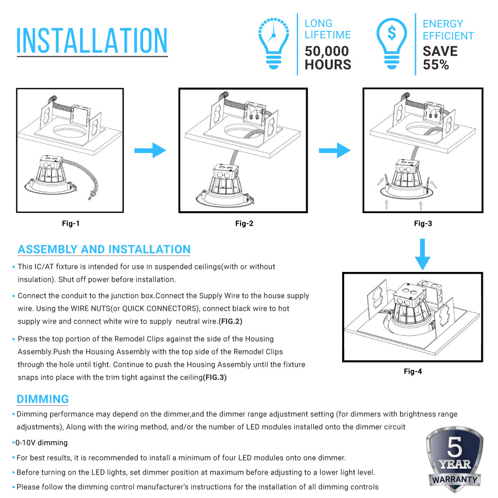 8-inch-led-dimmable-downlight-30w-w-junction-box