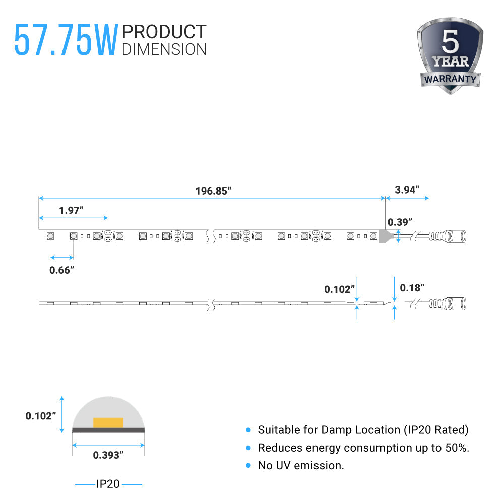 2835-white-led-strip-light-high-cri-12v-ip20-278-lumens-ft-with-driver-and-controller-kit