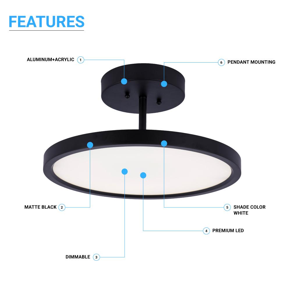 led-semi-flush-mount-ceiling-lights-round-shape