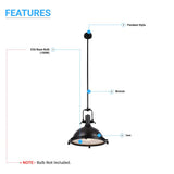 bronze-dome-and-iron-rode-pendant-light