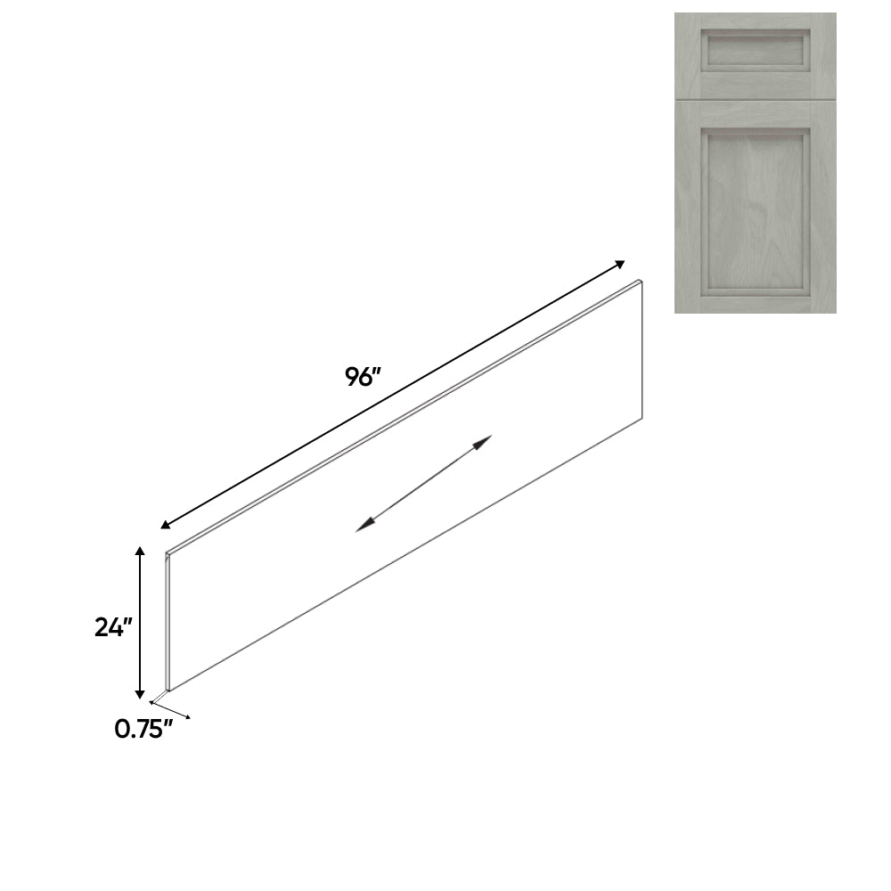 RTA - Havana Plata - Shelf Board - 24"W x 96"H x 0.75"D - HAP-S2496-3/4