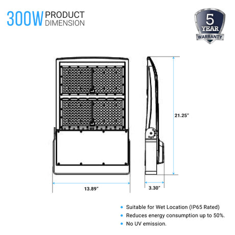 led-flood-light-300-watt-5700k-ip65-42000-lumens-200v-480v-high-voltage