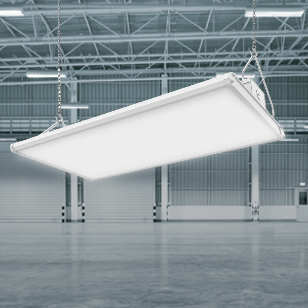 Rectangular Led Highbays 4FT Linear LED High Bay Light 165W/200W/225W Wattage Adjustable, 4000k ...