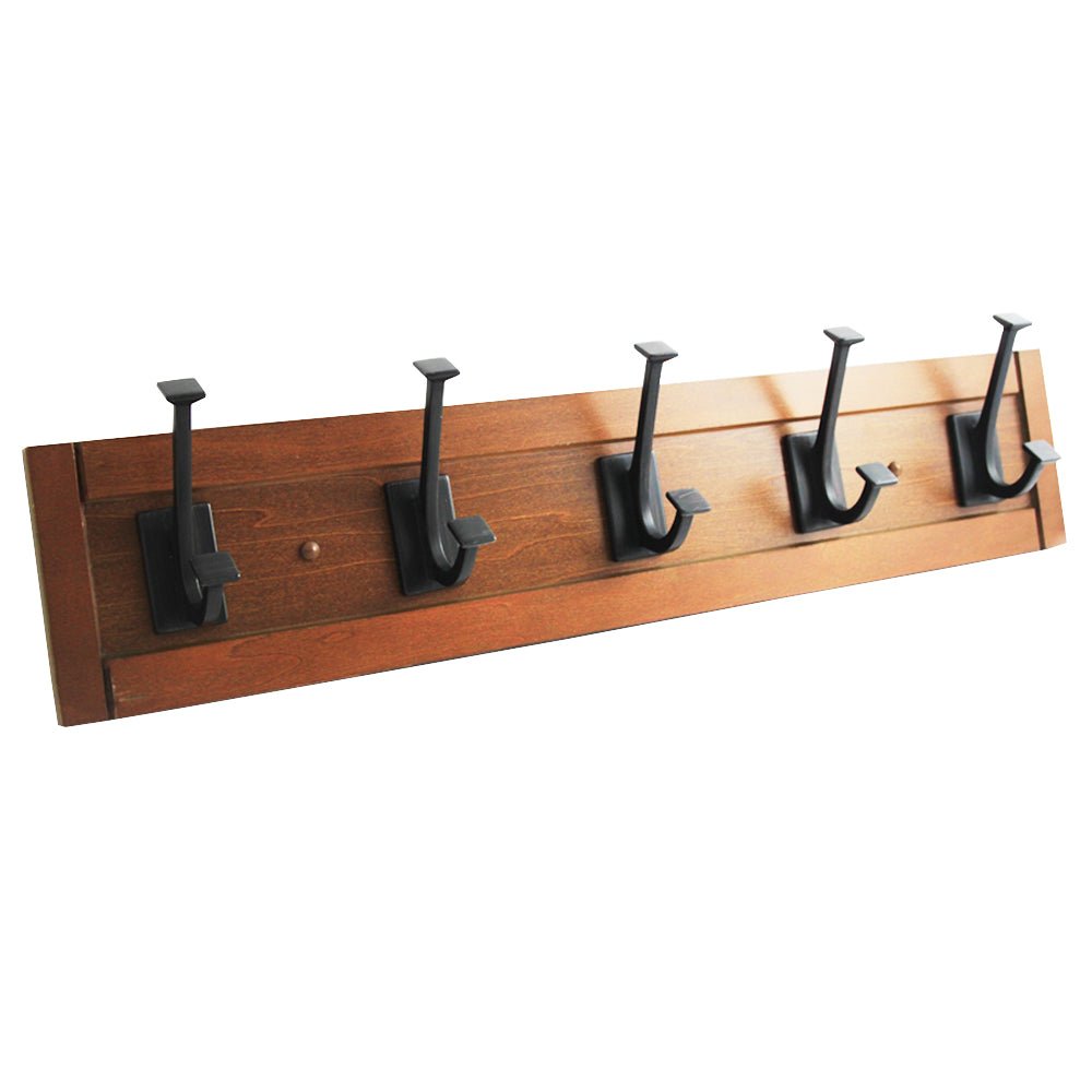 5 Coat & Hat Hook Rail 27 Inch Long - Hickory Hardware - BUILDMYPLACE