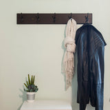 5 Hat and Coat Hook Rail 28 Inch Long - Hickory Hardware - BUILDMYPLACE