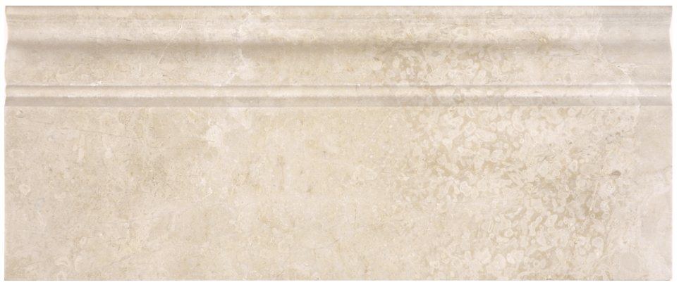 5 X 12 In Allure Crema Polished Marble Baseboard - BUILDMYPLACE