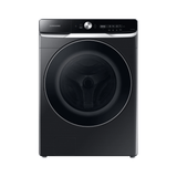 5.0 cu. ft. Extra - Large Capacity Smart Dial Front Load Washer with OptiWash in Brushed Black - BUILDMYPLACE