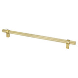 Radial Reign 12 inch CC Modern Brushed Gold Appliance Pull