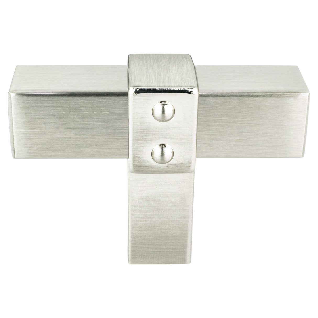 Rivet Rebel Brushed Nickel Knob