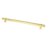 Rivet Rebel 12 inch CC Modern Brushed Gold Appliance Pull
