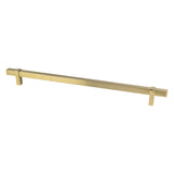 Rivet Rebel 18 inch CC Modern Brushed Gold Appliance Pull