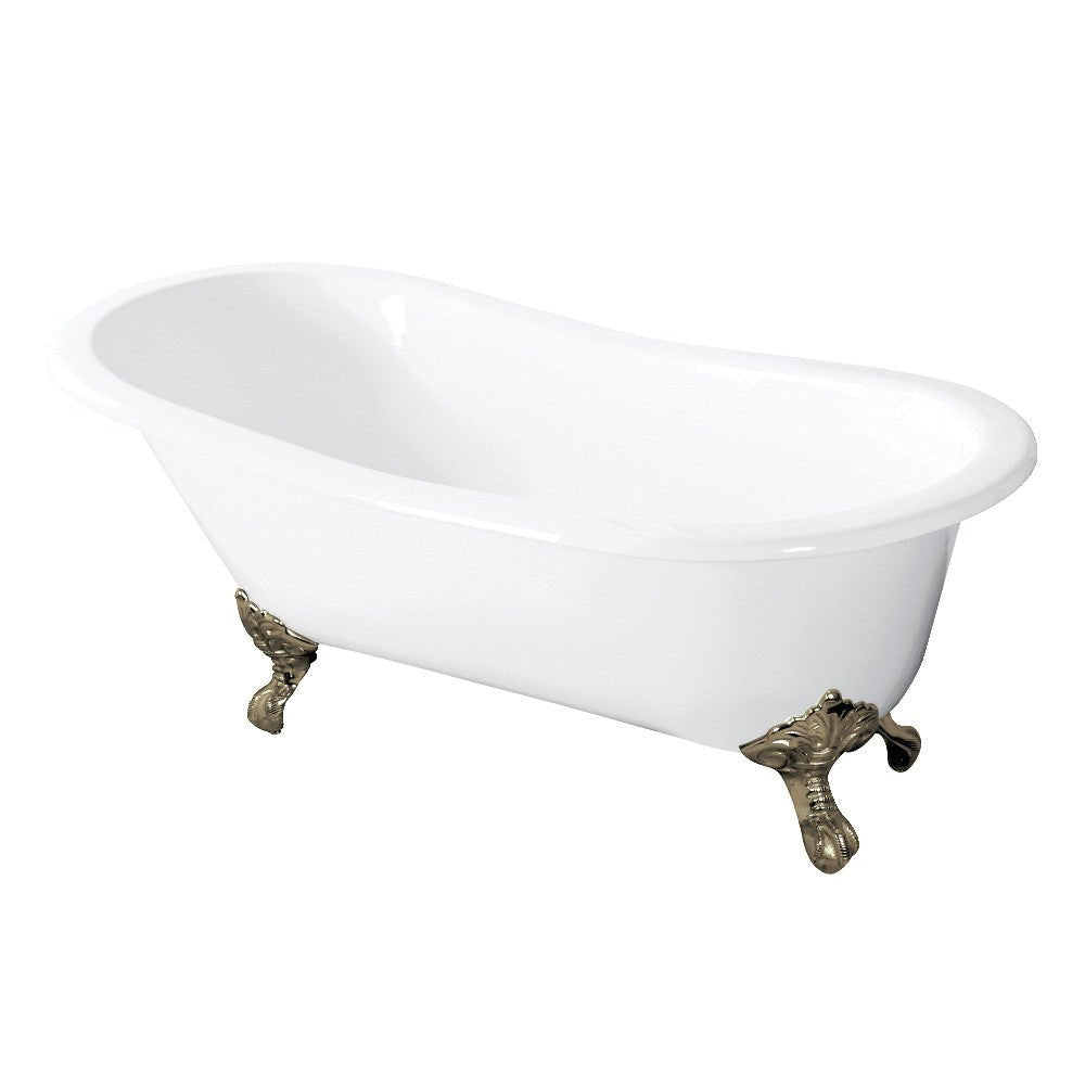 54 - Inch Cast Iron Slipper Clawfoot Tub - BUILDMYPLACE