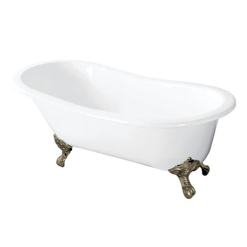 54-Inch Cast Iron Slipper Clawfoot Tub