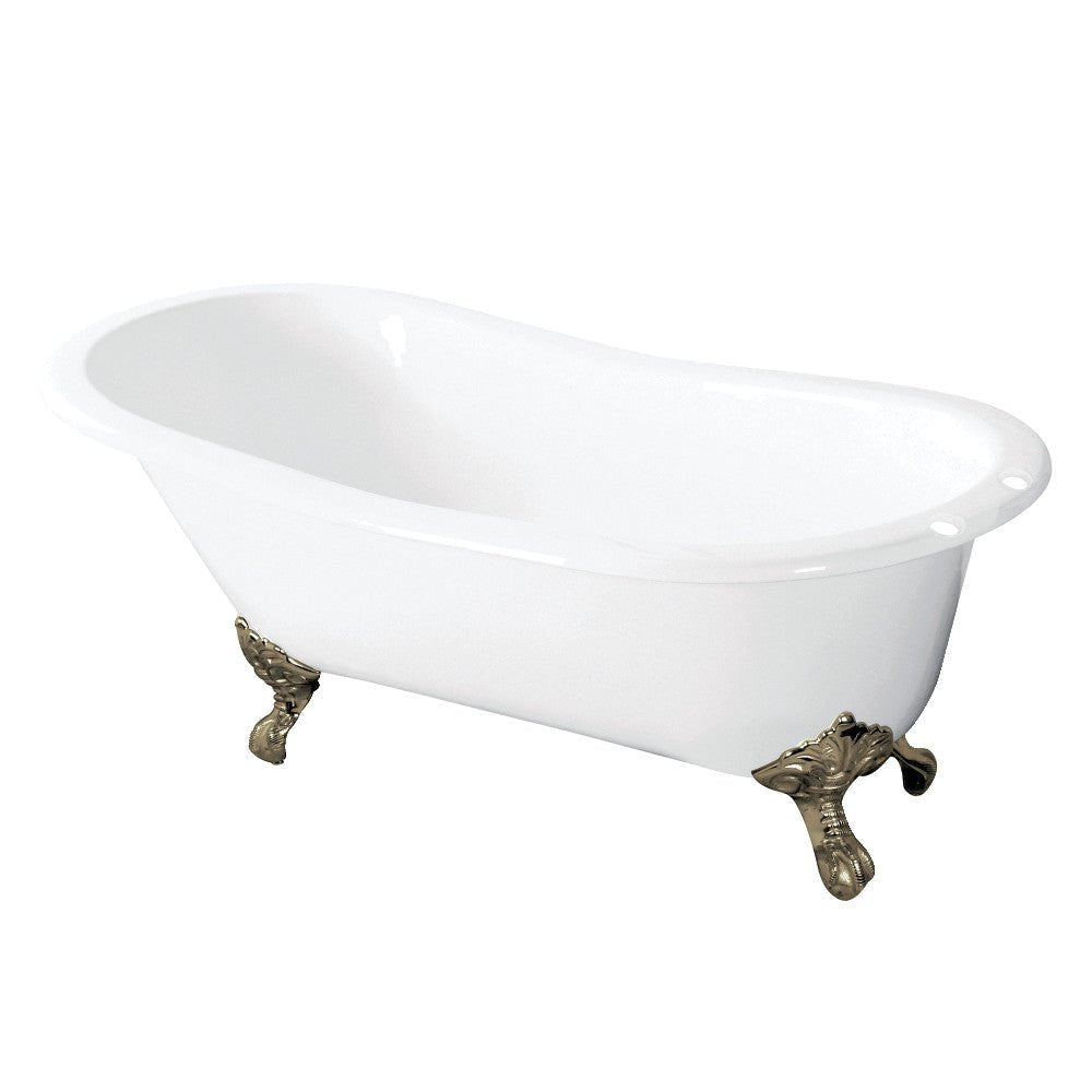 54 - Inch Cast Iron Slipper Clawfoot Tub - BUILDMYPLACE