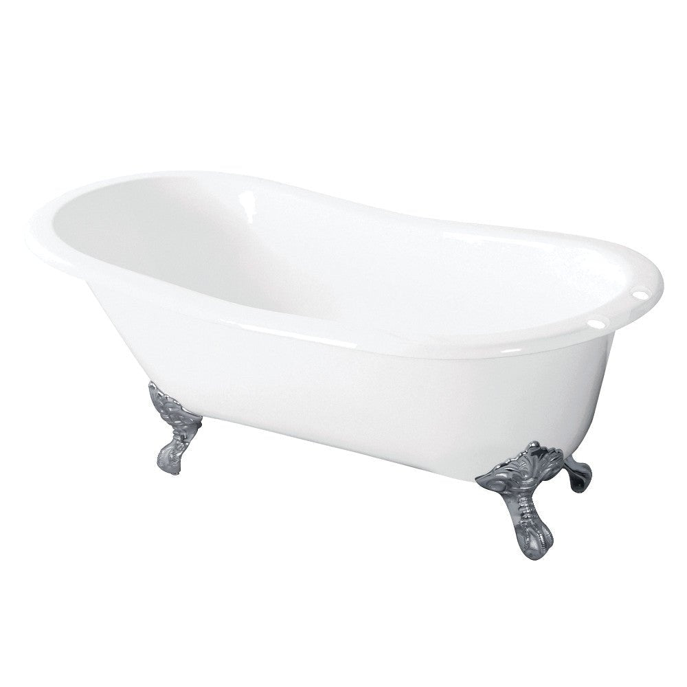 54 - Inch Cast Iron Slipper Clawfoot Tub - BUILDMYPLACE