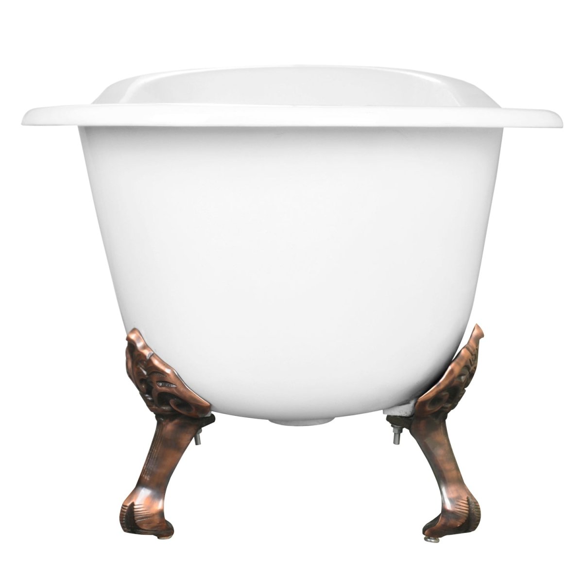 54 - Inch Cast Iron Slipper Clawfoot Tub - BUILDMYPLACE