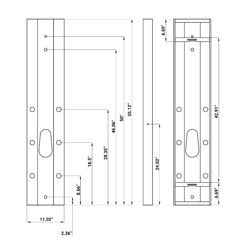 55 in. 6 - Jet Stainless Steel Bamboo Wood Shower Panel System With Adjustable Round Rainfall Showerhead, Handheld Shower & Tub Spout, Self - Cleaning & Jet Massage Feature - BUILDMYPLACE