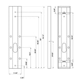 55 in. 6 - Jet Stainless Steel Bamboo Wood Shower Panel System With Adjustable Round Rainfall Showerhead, Handheld Shower & Tub Spout, Self - Cleaning & Jet Massage Feature - BUILDMYPLACE