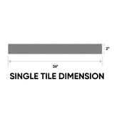 2 x 36 in. Marmiline Shadow Polished Engineered Stone Threshold