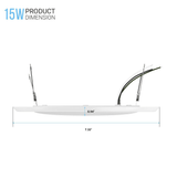 5"/6" LED Recessed Lighting, 15W, Triac Dimming, Round Surface Mount Disk Light, ETL & Energy Star Listed - For Family Rooms, Kitchens, Hallways, and Basements - BUILDMYPLACE