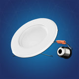 5"/6" Recessed LED Downlight, 15W, 1100LM, Baffle - trim, Dimmable, Energy Star & ETL, Easy Retrofit Installation, LED Can Lights - BUILDMYPLACE