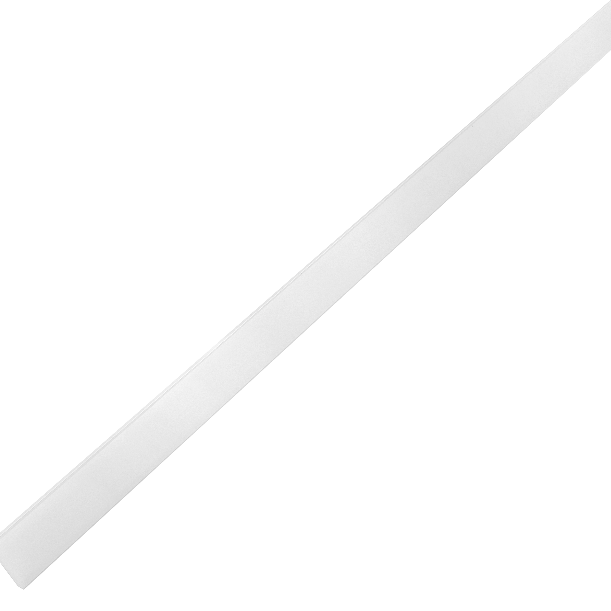 Translucent cover for FLORENTOSTEP-LED trim 3/8 - white translucent
