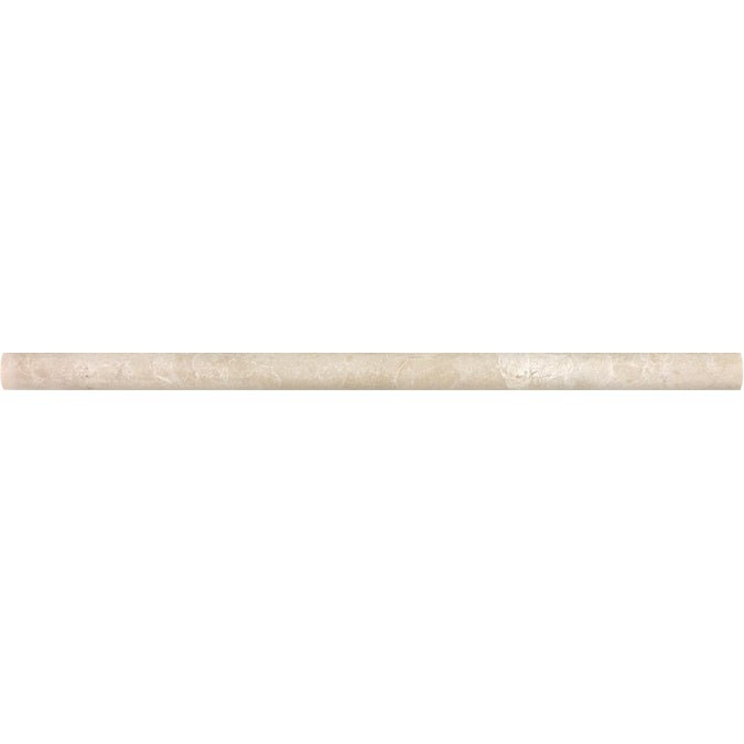 5/8 X 12 In Allure Crema Honed Marble Pencil - BUILDMYPLACE